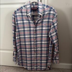 Vineyard Vines Men's Multicolor Plaid Button-Down Shirt
